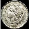Image 1 : 1865 Nickel Three-Cent Piece UNCIRCULATED