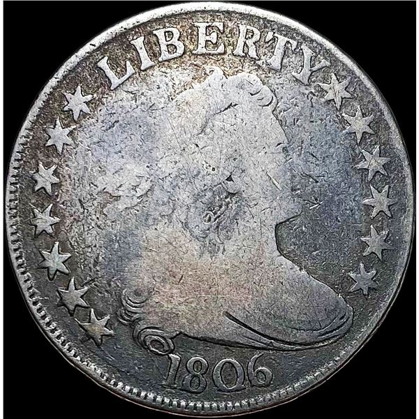 1806 Draped Bust Half Dollar NICELY CIRCULATED