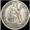 Image 1 : 1875-CC Silver Seated Liberty Dime NEARLY UNCIRCULATED