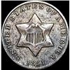 Image 1 : 1851 Silver Three-Cent Piece NEARLY UNCIRCULATED
