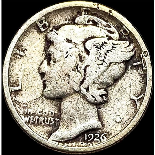 1926-S Silver Mercury Dime LIGHTLY CIRCULATED
