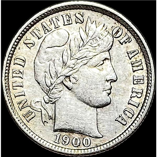 1900-S Silver Barber Dime CLOSELY UNCIRCULATED