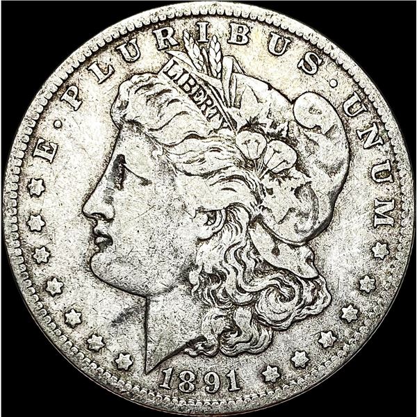 1891-O Silver Morgan Dollar LIGHTLY CIRCULATED