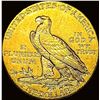 Image 2 : 1909 Indian Head Half Eagle $5 Gold UNCIRCULATED