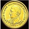 Image 1 : 1905 Gold Lewis and Clark Exposition $1 CLOSELY UNCIRCULATED