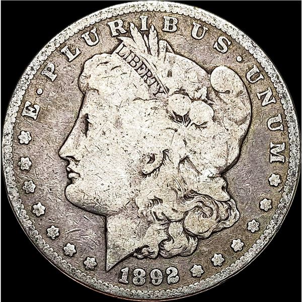 1892-S Morgan Silver Dollar NICELY CIRCULATED