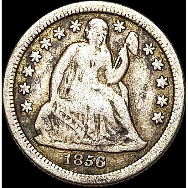 1856-O Silver Seated Liberty Dime NICELY CIRCULATED