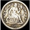 Image 1 : 1856-O Silver Seated Liberty Dime NICELY CIRCULATED