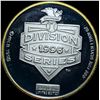 Image 2 : 1996 Texas Rangers AL Division Champs Silver Round CHOICE PROOF