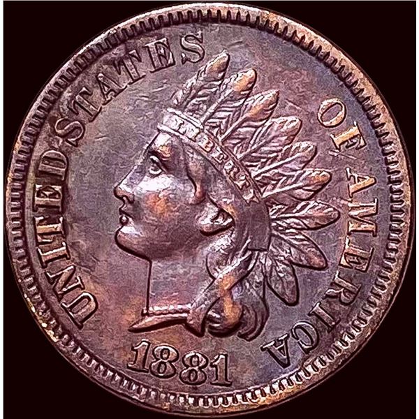 1881 Indian Head Cent CLOSELY UNCIRCULATED