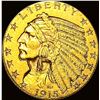 Image 1 : 1915 Indian Head Half Eagle $5 Gold UNCIRCULATED