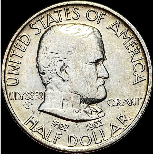 1922 Silver Half Dollar Grant CLOSELY UNCIRCULATED