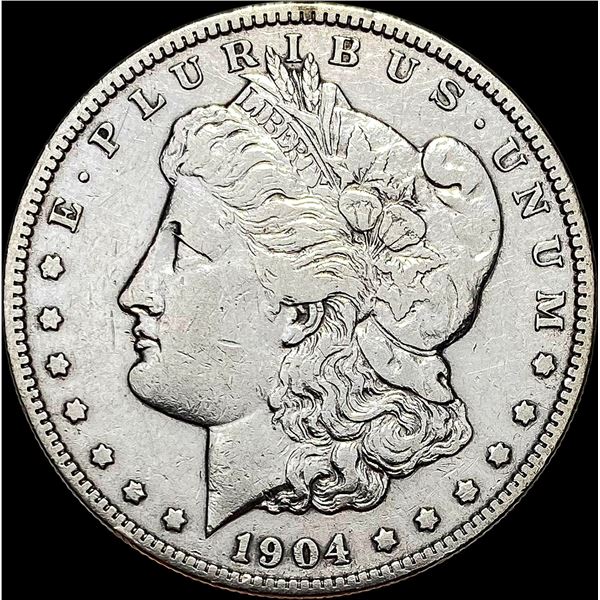 1904-S Silver Morgan Dollar LIGHTLY CIRCULATED