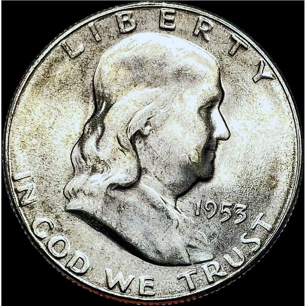 1953-S Franklin Half Dollar CHOICE BU