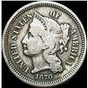 Image 1 : 1870 Nickel Three-Cent Piece NICELY CIRCULATED