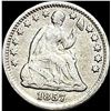 Image 1 : 1857 Seated Liberty Half Dime LIGHTLY CIRCULATED
