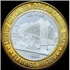 Image 1 : 1996 Flamingo Hilton $10 Gaming Token Silver SUPERB GEM BU