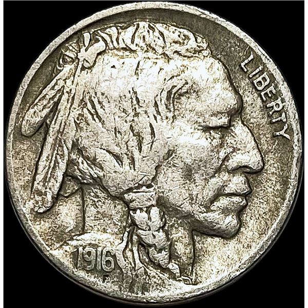 1916-D Buffalo Nickel NEARLY UNCIRCULATED
