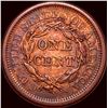 Image 2 : 1850 Braided Hair Large Cent CLOSELY UNCIRCULATED