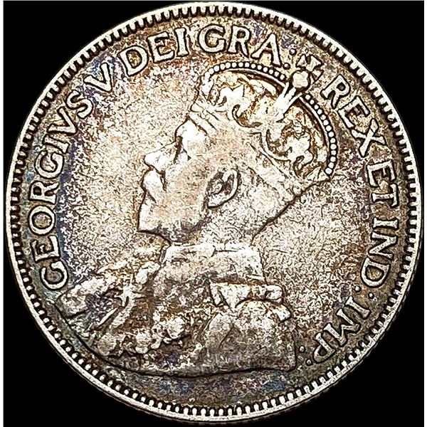 1913 Canada Silver 25 Cents LIGHTLY CIRCULATED