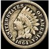 Image 1 : 1864 Copper-Nickel Indian Head Cent NICELY CIRCULATED