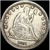 Image 1 : 1861 Seated Liberty Quarter NEARLY UNCIRCULATED