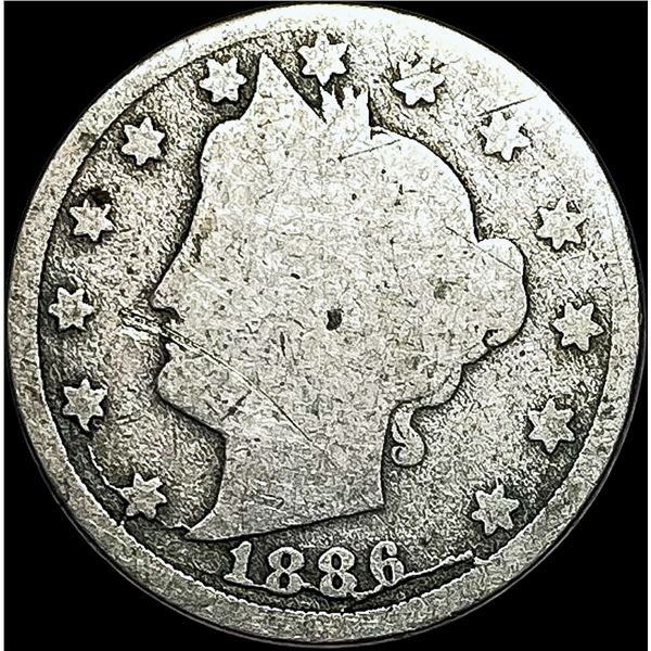 1886 Liberty Head Nickel NICELY CIRCULATED