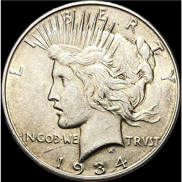 1934-D Silver Peace Dollar CLOSELY UNCIRCULATED
