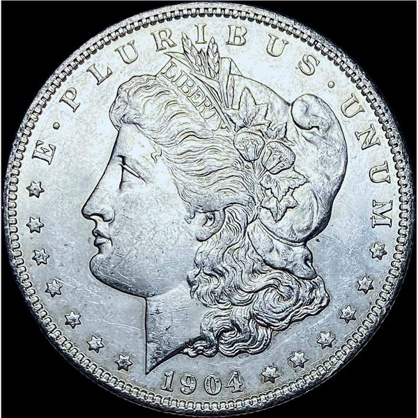 1904-O Silver Morgan Dollar CHOICE AU
