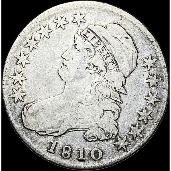 1810 Capped Bust Half Dollar LIGHTLY CIRCULATED