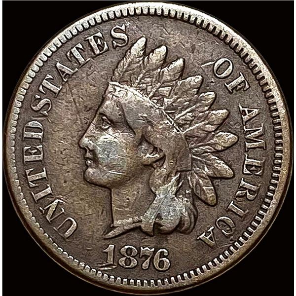 1876 Indian Head Cent LIGHTLY CIRCULATED