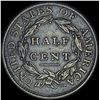Image 2 : 1809 Classic Head Half Cent  CLOSELY UNCIRCULATED