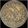 Image 2 : 1853 Arrows Seated Liberty Half Dollar  NEARLY UNCIRCULATED