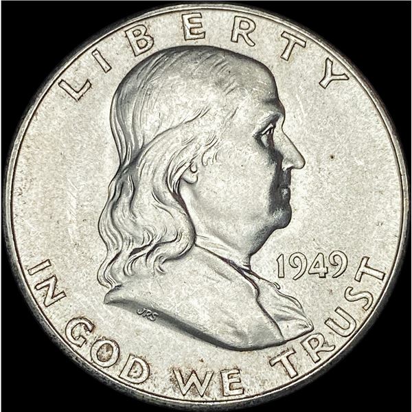 1949-S Silver Half Dollar Franklin  CHOICE BU