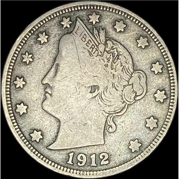 1912-S Liberty Head Nickel NICELY CIRCULATED