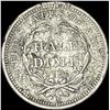 Image 2 : 1854 Arrows Seated Liberty Half Dime  CLOSELY UNCIRCULATED