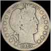 Image 1 : 1913-S Silver Barber Half Dollar   NICELY CIRCULATED