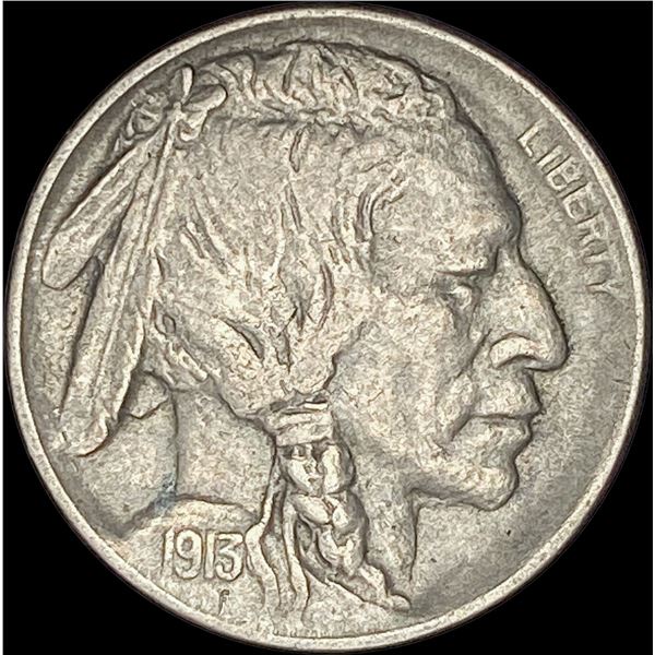 1913-D Buffalo Nickel Type 1   CLOSELY UNCIRCULATED