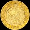 Image 1 : 1919 Colombia .2355oz Gold 5 Pesos CLOSELY UNCIRCULATED