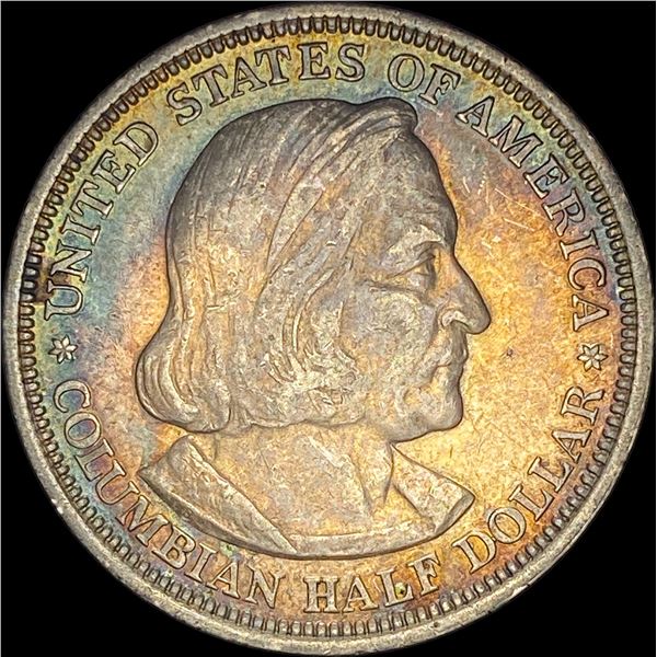 1893 Silver Columbian Half Dollar  CLOSELY UNCIRCULATED