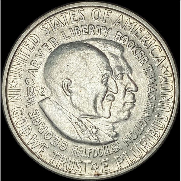 1952 Silver Half Dollar Booker T. Washington/Carver  CHOICE BU