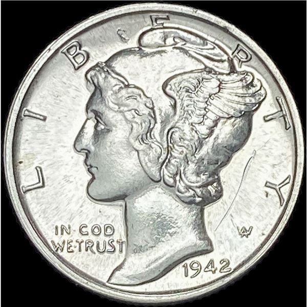 1942 Mercury Dime  CHOICE PROOF