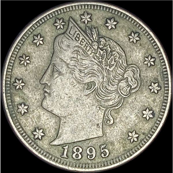 1895 Liberty Head Nickel  NEARLY UNCIRCULATED