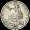 Image 1 : 1877 Silver Trade Dollar  LIGHTLY CIRCULATED