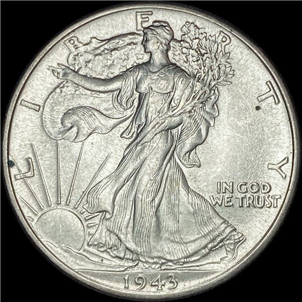 1943 Walking Liberty Half Dollar  CHOICE BU