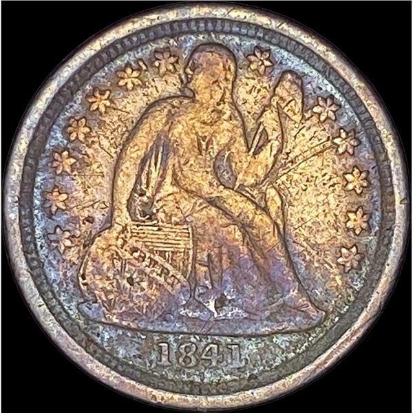 1841-O Silver Seated Liberty Dime   LIGHTLY CIRCULATED