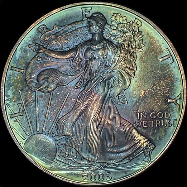 2005 Silver American Eagle $1  SUPERB GEM BU