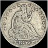 Image 1 : 1853 Arrows Seated Liberty Half Dollar  NICELY CIRCULATED