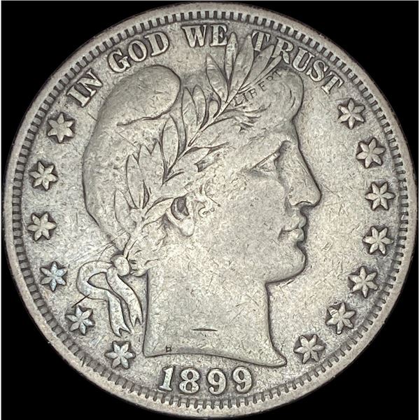 1899-O Silver Barber Half Dollar   NEARLY UNCIRCULATED