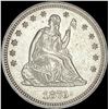 Image 1 : 1876 Seated Liberty Quarter  UNCIRCULATED